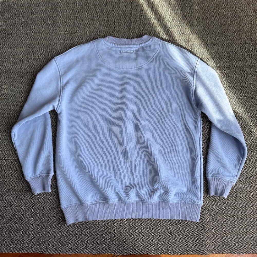 Anine Bing Tyler Sweatshirt Light Blue/White - Picture 14 of 17